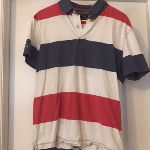 Striped collared shirt by Nautica